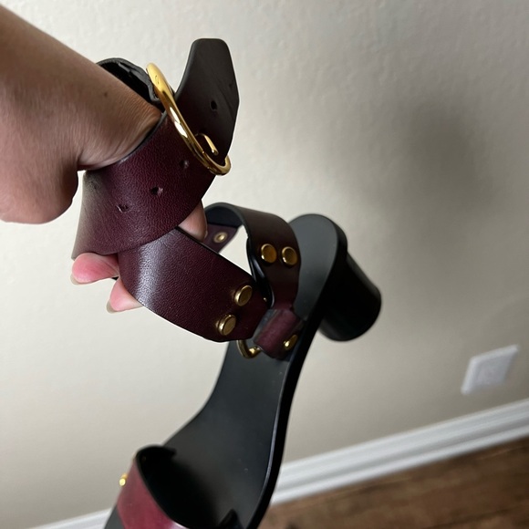 Isabel marant jeyka boho chic studded leather sandals - Picture 4 of 12